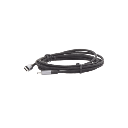 Cable USB-C a USB-C | 2 Metros (6.56 Pies) | Transferencia de Datos de 480 Mbps | Carga Rápida de Hasta 60W | QC 4.0/3.0/2.0 | PD3.0 | FPC | AFC | Protección Integrada | Caja de Aluminio | Nylon Trenzado | Color Negro