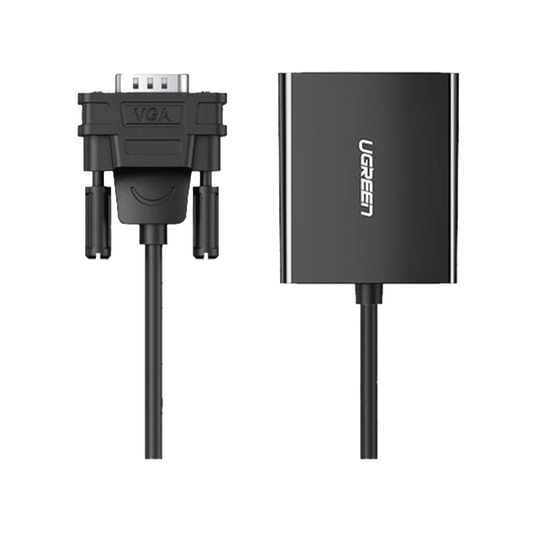 VGA Macho / Salida: HDMI Hembra / Resolución de 1080P@60Hz / Puerto Estéreo de 3.5 mm / Plug and Play, Sin Controlador / Longitud del Cable 15 cm (5.91 Pulgadas). / Incluye Cable de Alimentación USB / Incluye Cable de Audio de 3.5mm.