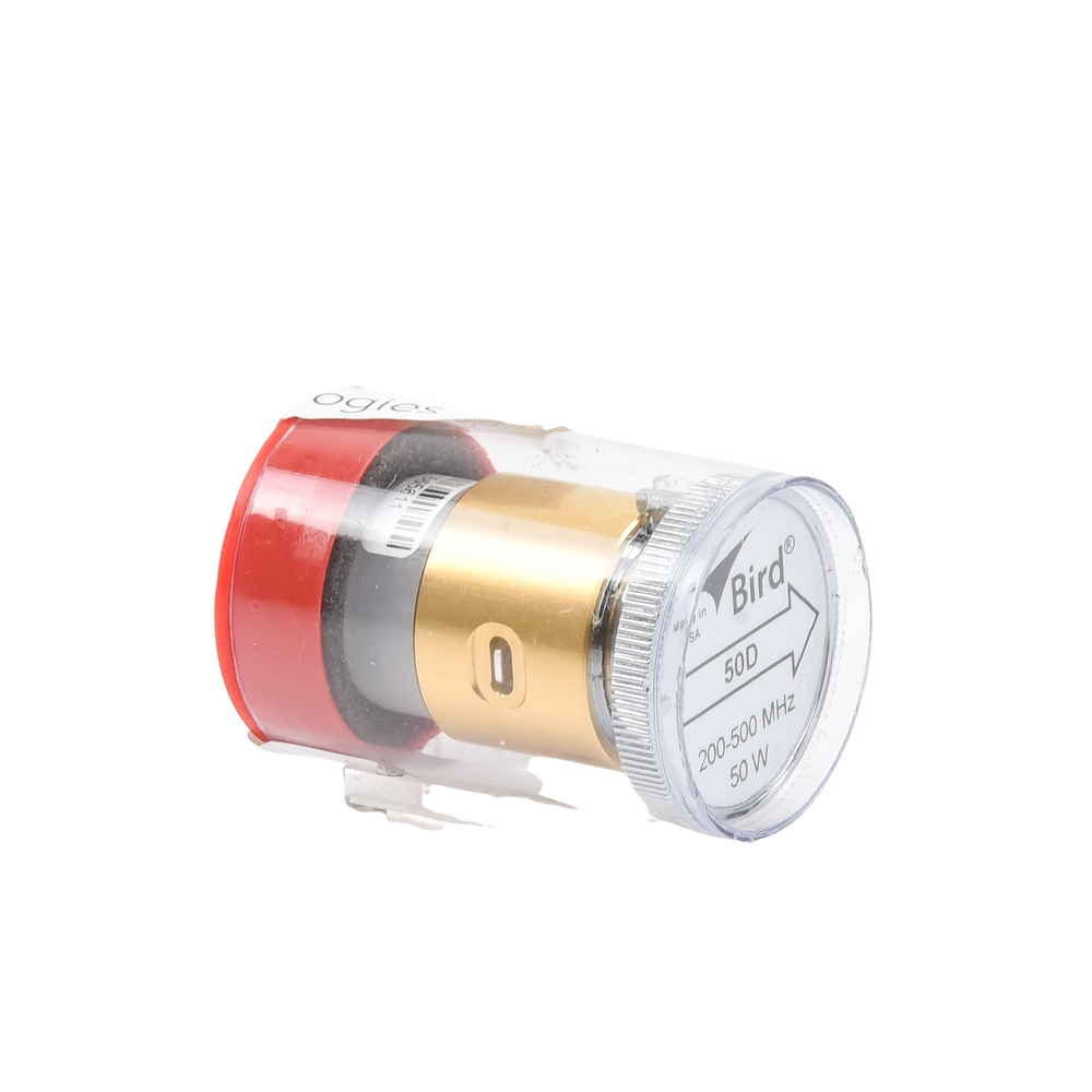 Elemento de 50 Watt en linea 7/8" para Wattmetro BIRD 43 en Rango de Frecuencia de 200 a 500 MHz.