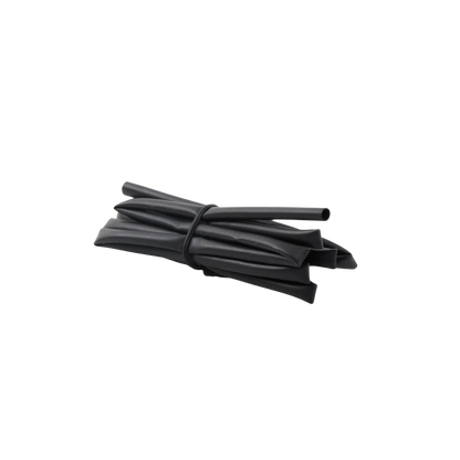 Tubo Termoencogible (Termofit) Negro de 1.2 m, 1/8" de Diámetro, Reduce de 2:1, Poliolefina.