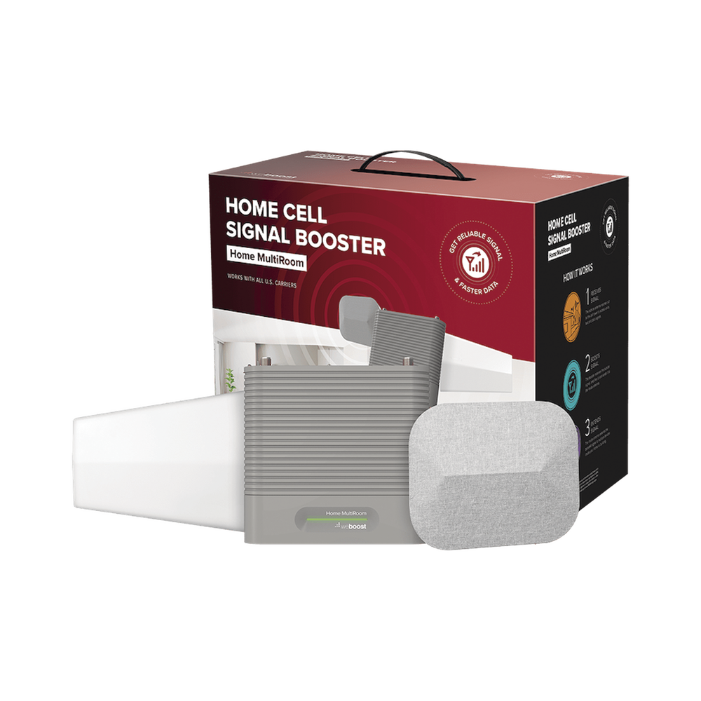 KIT Amplificador de Señal Celular, HOME MULTIROOM | Mejora la Señal Celular de todos los Operadores | Cubre áreas de hasta 900 m²