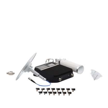 Kit Amplificador Office 200 para 2G, 3G y 4G / Mejora llamadas convencionales y VoLTE / Amplifica señal de TELCEL, AT&T y MOVISTAR / Cubre hasta 400 m² con una antena y hasta 1600 m² con 4 antenas.