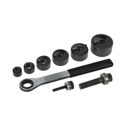 Juego de 6 Sacabocados de 1/2 a 2 Pulgadas (12.7 a 50.8 mm). con Estuche