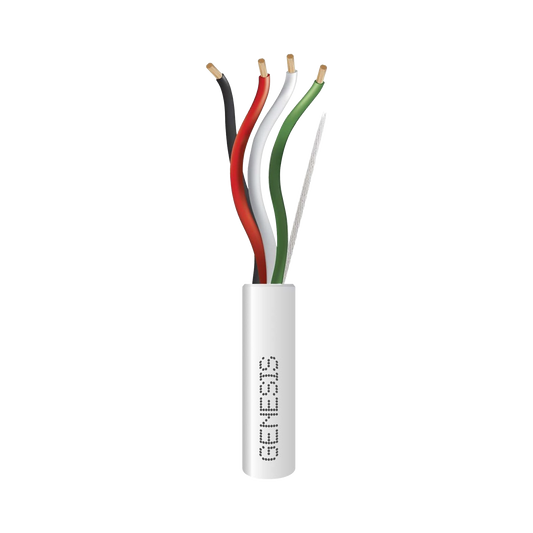 Bobina de 152 Metros (500 Pies) / Cable Audacious / Premium 4 x 14 AWG / Riser / Libre de Oxigeno / Aplicaciones de Audio Profesional