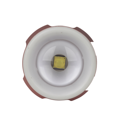 Linterna LED Portátil Recargable 500 Lúmenes con Luz Frontal y Lateral de Trabajo. Lámpara con tapa de Extremo con Imán, USB-C