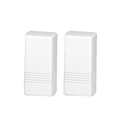 Contacto Magnético Inalámbrico sin magneto / Se puede conectar otro Sensor Cableado / 2 Zonas /Batería de Larga Duración 3-5 años