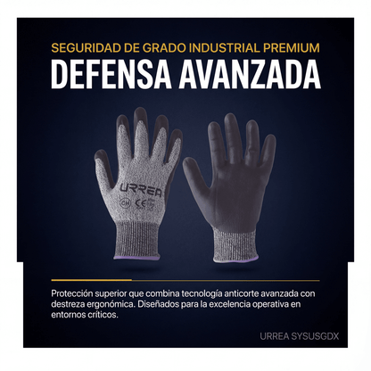 Guantes talla extra grande supraneema con recubrimiento de nitrilo.
