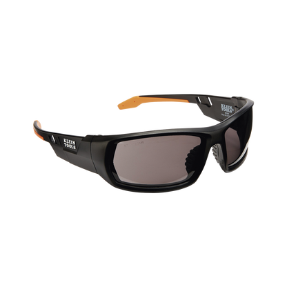 Gafas de seguridad profesionales, marco completo, cristales grises