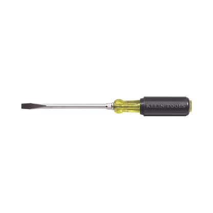 Desarmador de Punta Plana de 10 mm con Mango Acojinado de 203 mm.