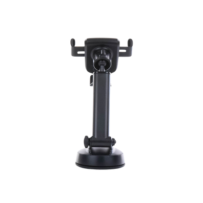 Soporte de Celular para Automóvil con Ventosa / Diseño de Sujecion en Triangulo / Ajustable 270° / Rotable / Estirable / Amplia Compatibilidad con dispositivos de 4'' a 7'' / Color Negro