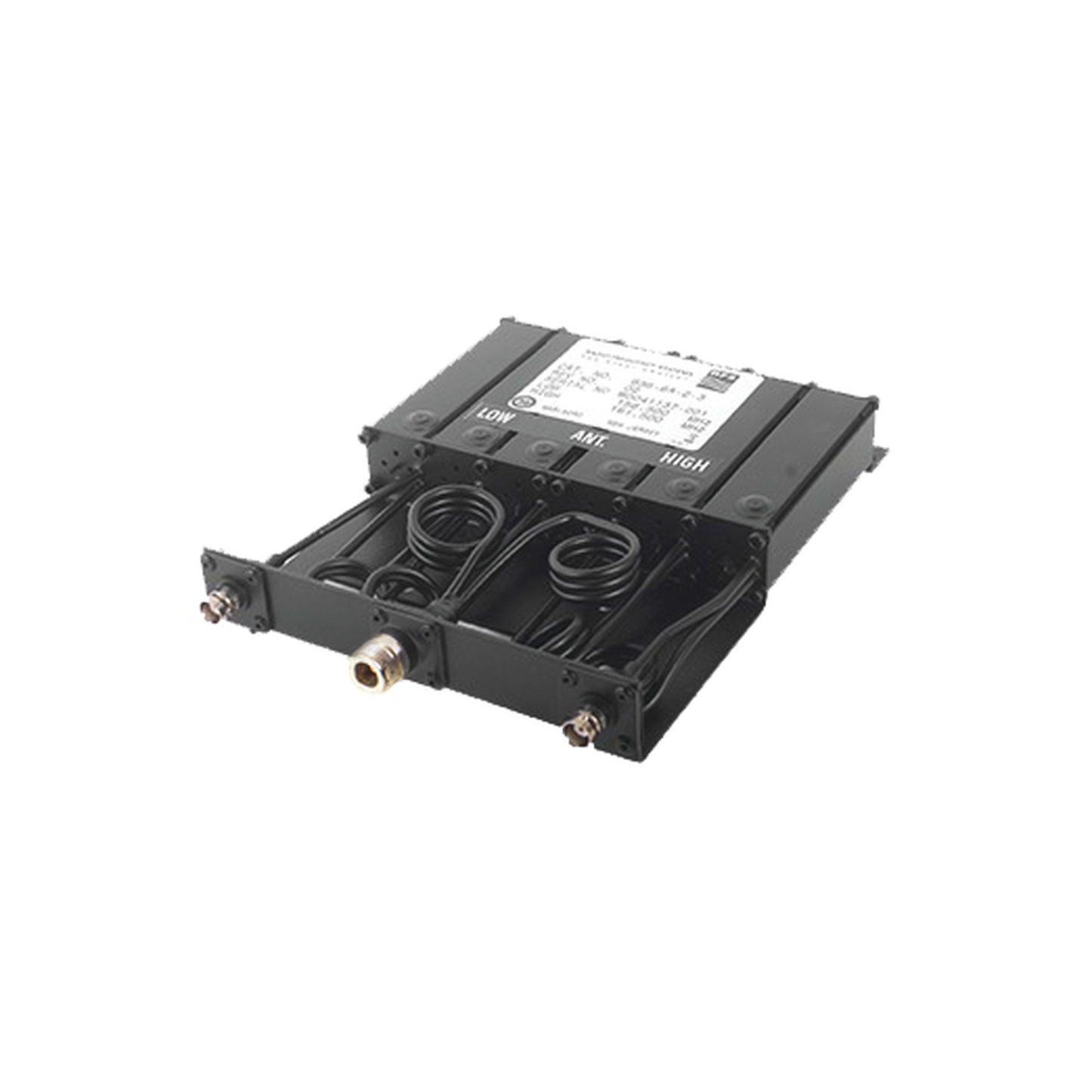 --DESCONTINUADO--Duplexer Compacto de Rechazo de Banda, 154-164 MHz, 6 cavidades, 50 Watt.