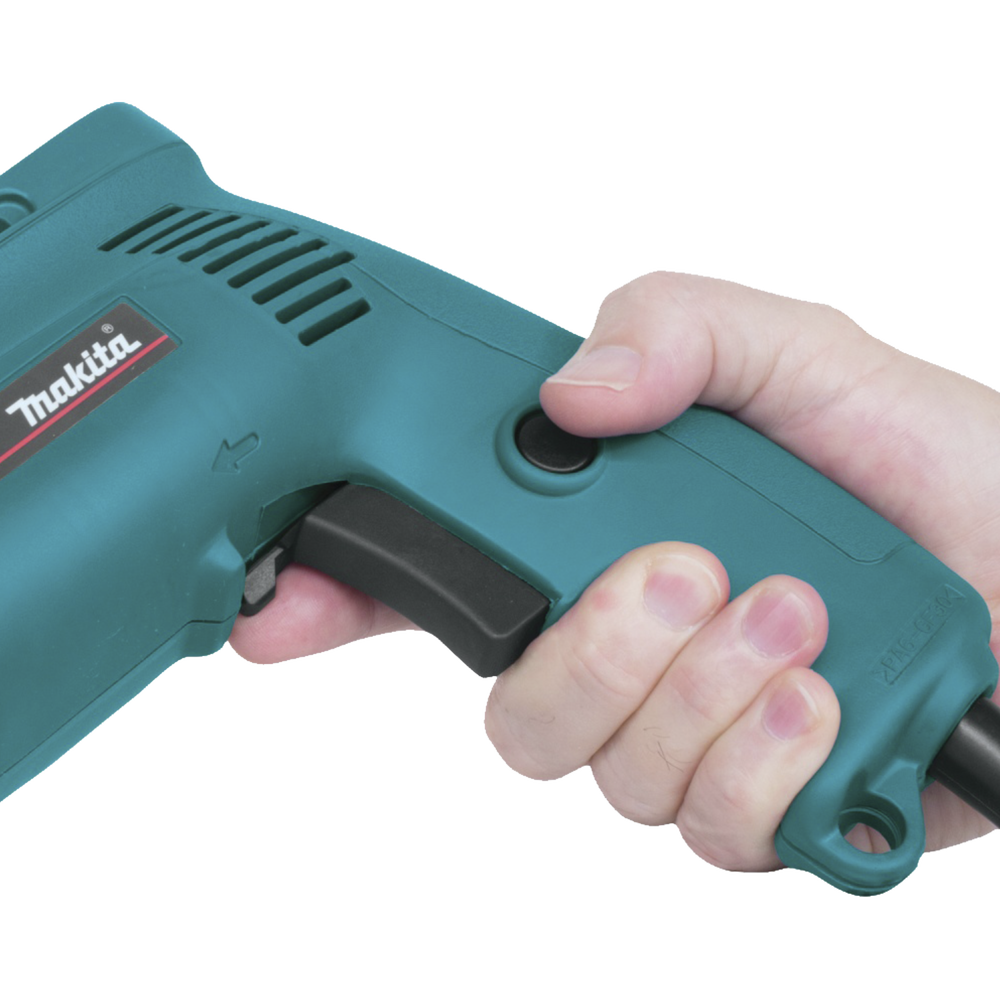 Taladro 120 Vca (3/8") velocidad variable de 0 a 2500 RPM, Potencia 530 W. incluye llave de mandril