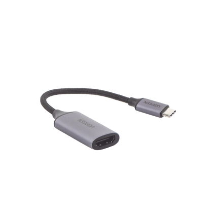 Cable Adaptador USB C a HDMI 4K@60Hz / Convertidor Thunderbolt 3 / Caja de Aluminio / HDMI V2.0 / 3D / Longitud del Cable 10 cm (3.94 Pulgadas)