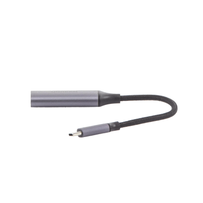 Cable Adaptador USB C a HDMI 4K@60Hz / Convertidor Thunderbolt 3 / Caja de Aluminio / HDMI V2.0 / 3D / Longitud del Cable 10 cm (3.94 Pulgadas)