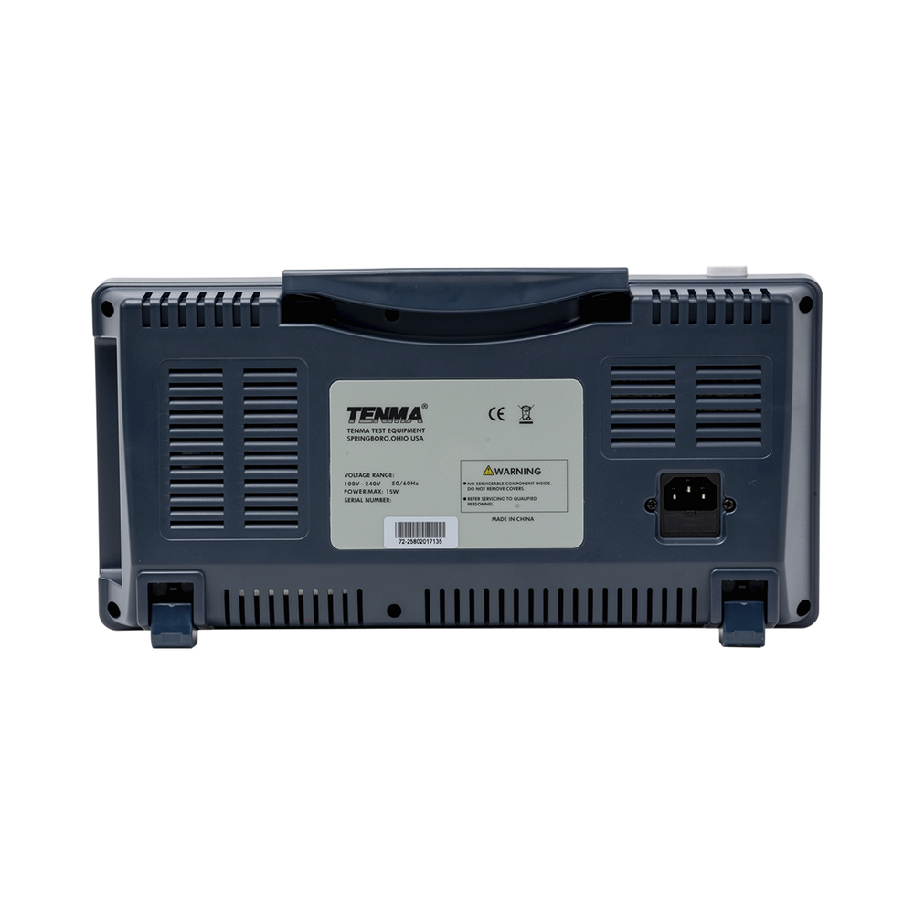 Osciloscopio Análogo TENMA compacto de Mesa, 2 Canales, 30 MHz.