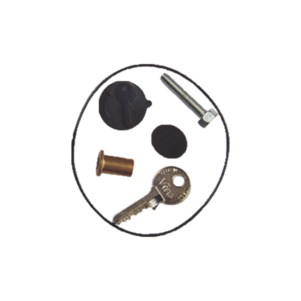 PERILLA DE DESBLOQUEO CON LLAVE Y TAPA PARA FAAC 740/741