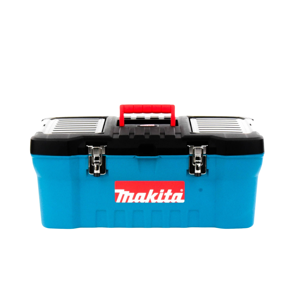 Caja de herramientas de 24" con doble cerradura de metal (60 x 25 x 30 cm)