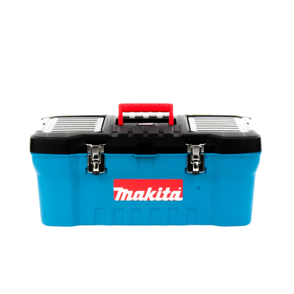 Caja de herramientas de 24" con doble cerradura de metal (60 x 25 x 30 cm)