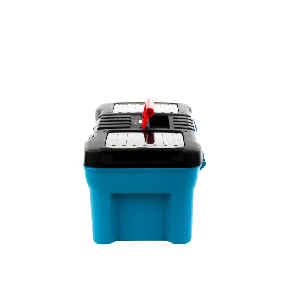 Caja de herramientas de 24" con doble cerradura de metal (60 x 25 x 30 cm)