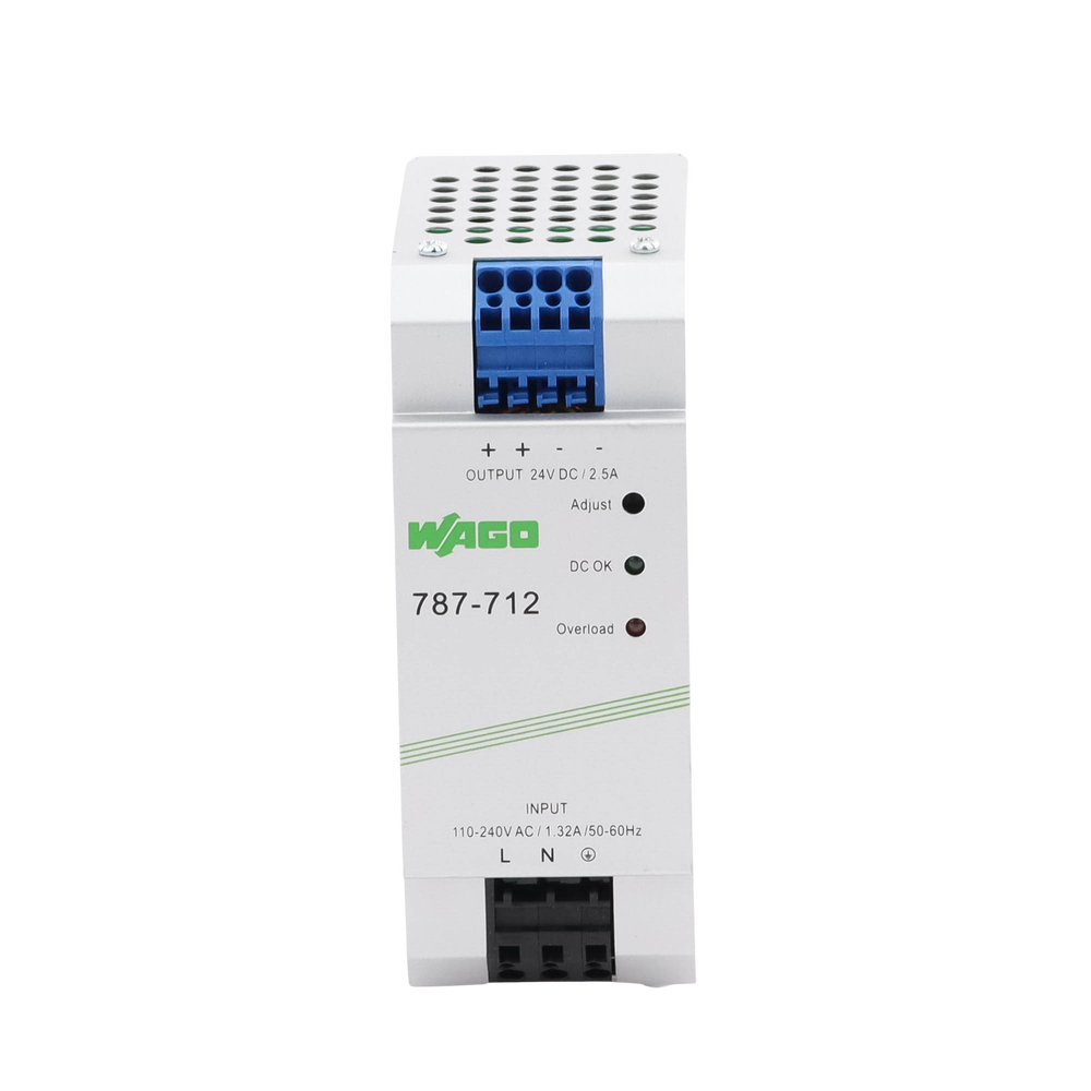 Fuente de Alimentación / ECO / Monofásico / 24V DC / 2.5A / 60W / SELV-PELV / CAGE CLAMP® / Carril DIN