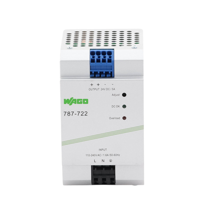 Fuente de Alimentación / 24V DC / 5A / 120W / PFC Activo / Montaje Carril DIN / IP20 / Conectores CAGE CLAMP® 4 mm²