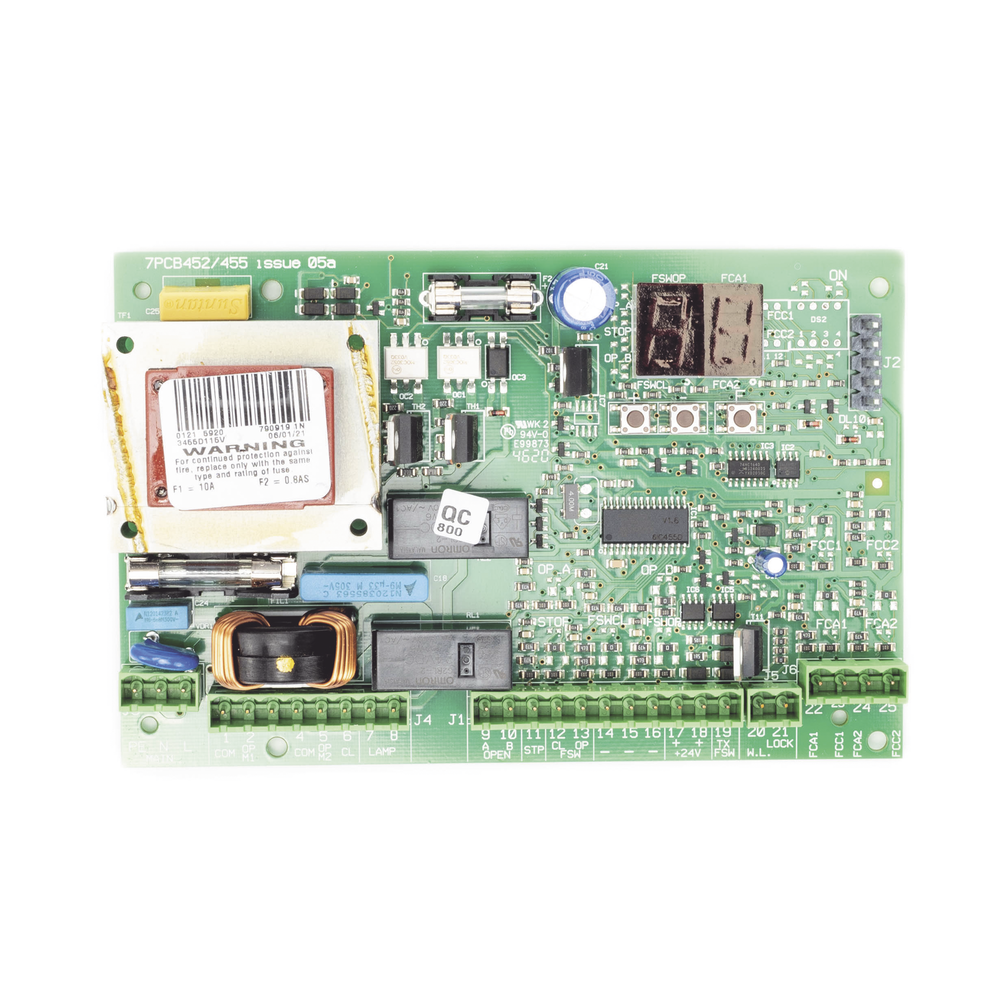 Tarjeta Electronica FAAC 455D Para Operadores Abatibles