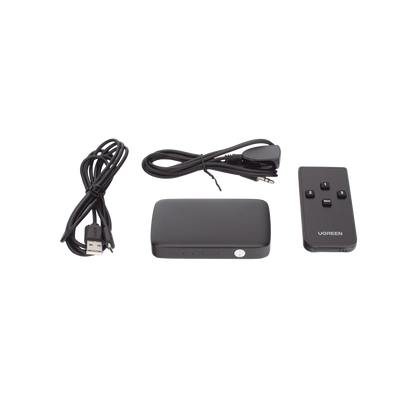 Conmutador HDMI (Switch) 4K@30Hz | 3 Entradas a 1 Salida | 3D | Transmisión Estable | Incluye Control Remoto | Receptor de Infrarrojos | Indicador LED | Chip Inteligente | Incluye Cable Micro USB para Alimentación.