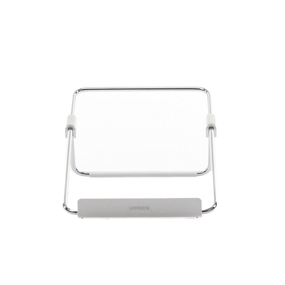 Soporte para Laptop / Plegable / Ajustable de 87 a 131 mm / Amplia compatibilidad 11''-16'' / Capacidad de carga 20 KG / Antideslizante /  Ultra Ligero / Metal / ABS / Silicona / Color Plata