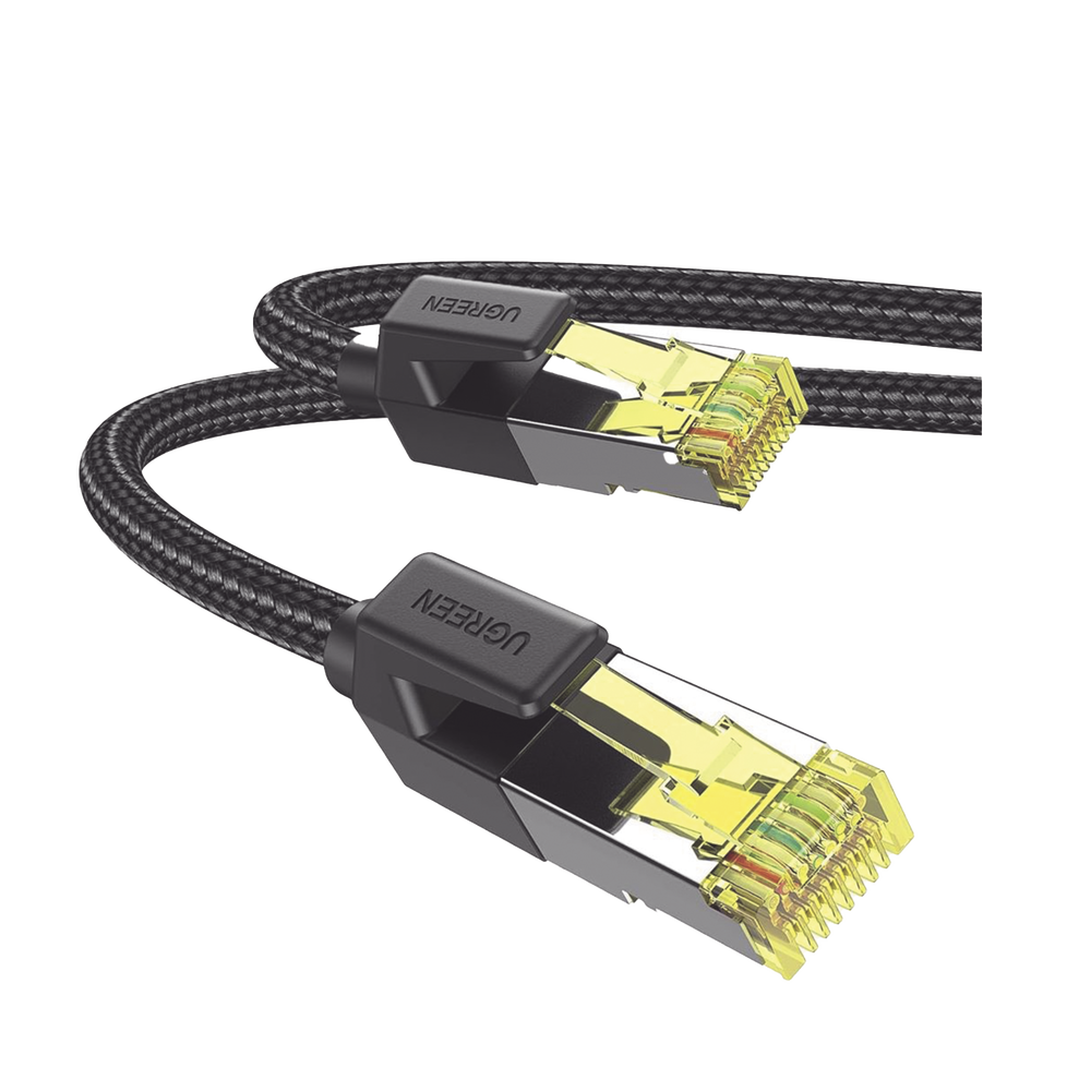 Cable Ethernet Cat7 CLASS F/FTP Redondo con Malla de Nylon 3 Metros (9.84 Pies)