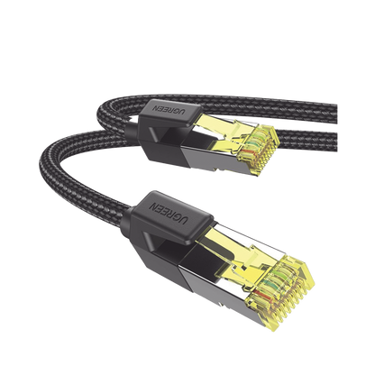 Cable Ethernet Cat7 CLASS F/FTP Redondo con Malla de Nylon 5 Metros (16.40 Pies)