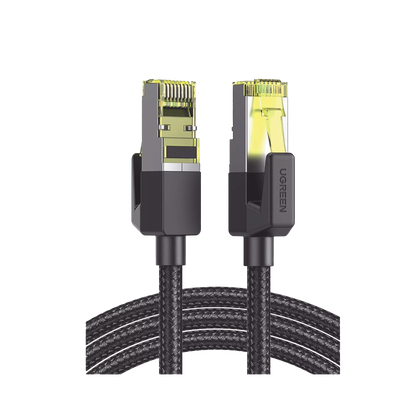 Cable Ethernet Cat7 CLASS F/FTP Redondo con Malla de Nylon 5 Metros (16.40 Pies)