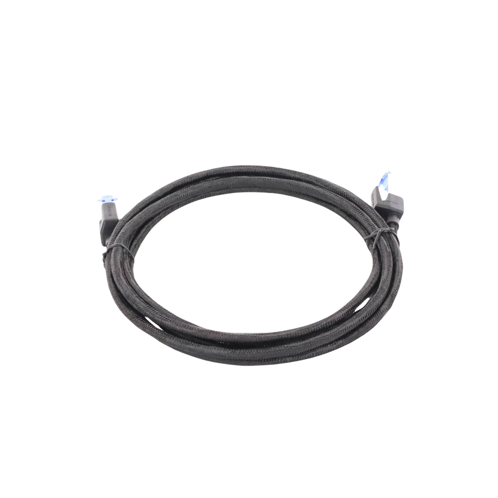Cable Ethernet Cat8 CLASS F/FTP Redondo con Malla de Nylon 2 Metros (6.56 Pies)