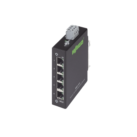 INDUSTRIAL ECO SWITCH 5 PUERTOS 1000 BASE-T NEGRO