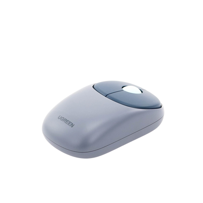 Mouse Inalámbrico FUN | Recargable| 2.4G & Bluetooth | 4 Niveles de DPI | Silencioso | Ergonómico | 5 Botones | Compatible con Windows, macOS 10.5, Android iOS Linux y Chrome OS | Color Azul.