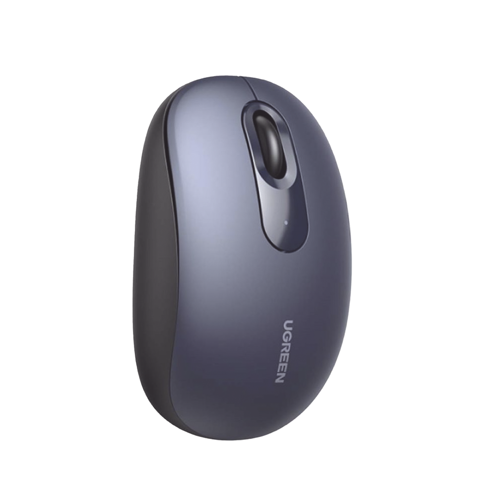 Mouse Inalámbrico 2.4G 800/1200/1600/2400 DPI | Función de 3 botones | Alcance 10m | Silencioso |  Ergonómico | Anti-caída y Anti-interferencias | Batería Alcalina AA incluida  | Midnight Blue.