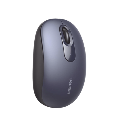 Mouse Inalámbrico 2.4G 800/1200/1600/2400 DPI | Función de 3 botones | Alcance 10m | Silencioso |  Ergonómico | Anti-caída y Anti-interferencias | Batería Alcalina AA incluida  | Midnight Blue.