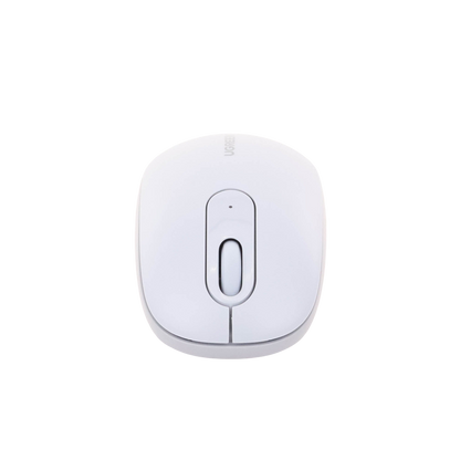 Mouse Inalámbrico 2.4G 800/1200/1600/2400 DPI | Función de 3 botones | Alcance 10m | Silencioso |  Ergonómico | Anti-caída y Anti-interferencias | Batería Alcalina AA incluida  | Color Dusty Blue.