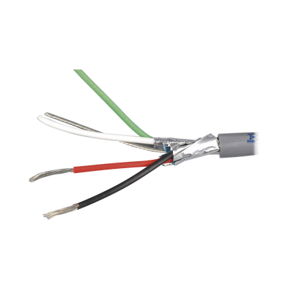 Cable 4 x 16 AWG / Blindado / 305 Metros (1000 Pies) / Riser / UL / Color Gris / Hecho En México