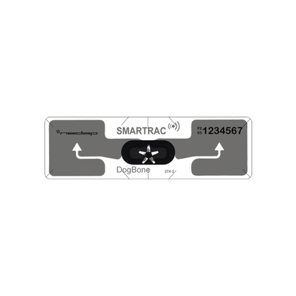 Tag UHF transparente con adhesivo para Vehiculo ( EPC Gen 2 )