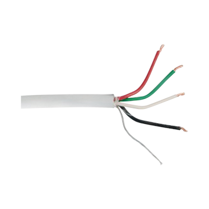 Cable 4 x 18 AWG / Blindado / 305 Metros (1000 Pies) / Riser / UL / Color Gris / Hecho en México