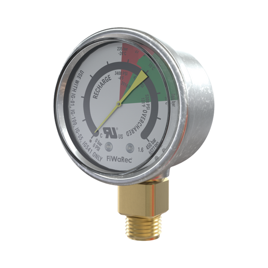 Manómetro de Contacto �?? Argón/Nitrógeno �?? 4351 PSI (300 bar) N.O �?? Baja presión