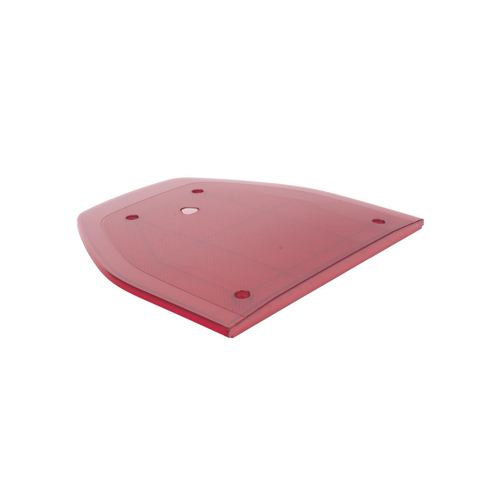 Domo lateral de reemplazo para barra de luces SP216 de la Marca SignalPro, Color Rojo