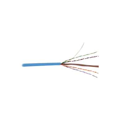 Bobina de Cable UTP Reelex, de 4 Pares, Alto Desempeño en Cat6 (350 MHz), PVC (CM), Color Azul, 24 AWG, 305 Metros (1000 Pies)