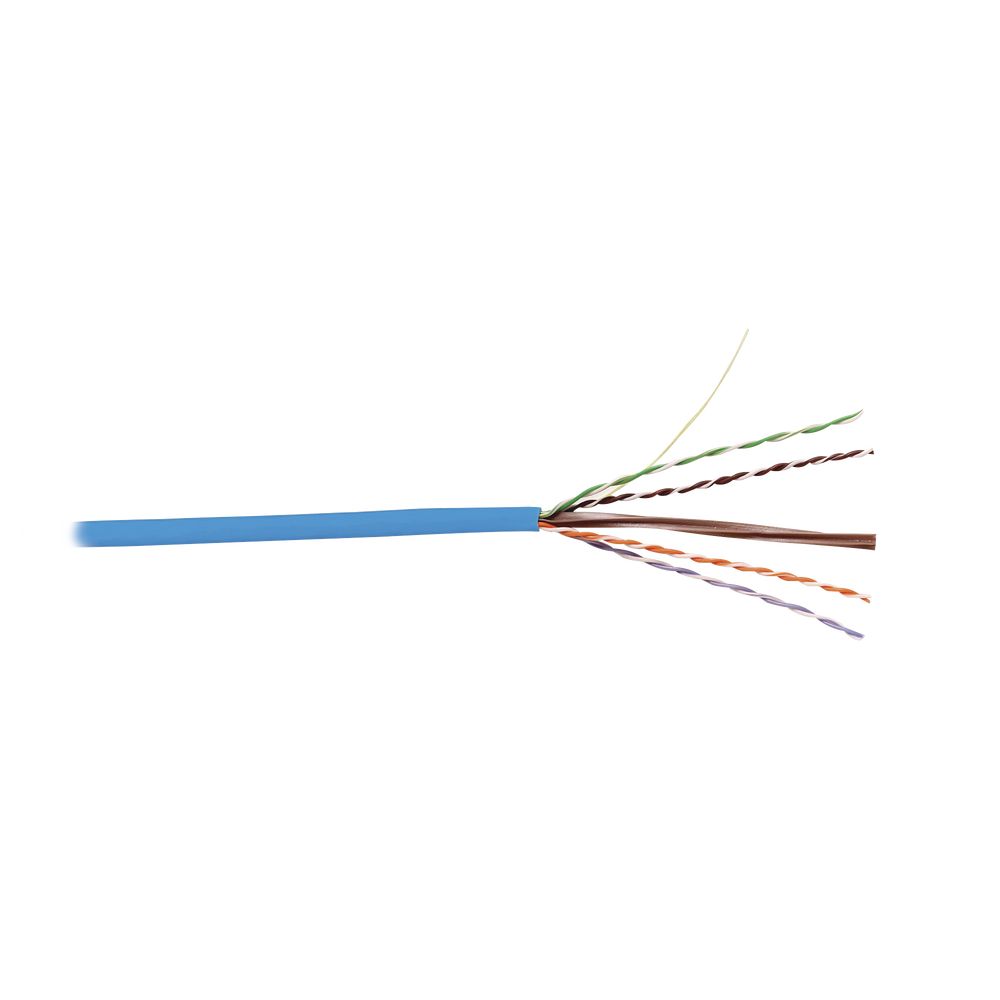 Bobina de Cable UTP Reelex, de 4 Pares, Alto Desempeño Cat6, PVC (CM), Color Azul, 23 AWG, 305 Metros (1000 Pies)