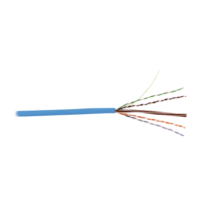 Bobina de Cable UTP Reelex, de 4 Pares, Alto Desempeño Cat6, PVC (CM), Color Azul, 23 AWG, 305 Metros (1000 Pies)