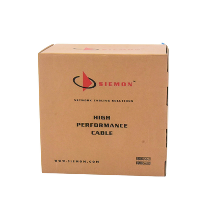 Bobina de Cable UTP Reelex, de 4 Pares, Alto Desempeño Cat6, PVC (CM), Color Azul, 23 AWG, 305 Metros (1000 Pies)