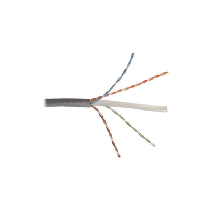 Bobina de Cable UTP Reelex, de 4 Pares, Alto Desempeño Cat6, PVC (CM), Color Gris, 23 AWG, 305 Metros (1000 Pies)