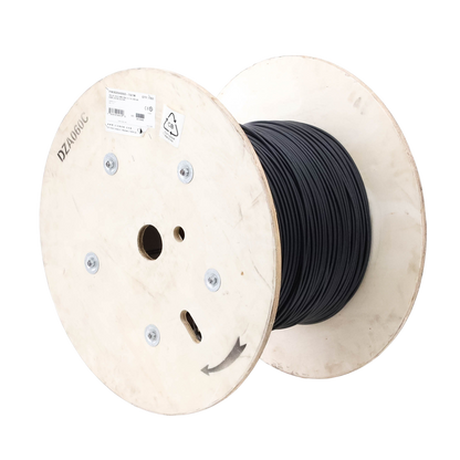 Cable de Fibra Óptica de 6 Hilos, Interior/Exterior, Tight Buffer, No Conductiva (Dieléctrica), LS0H, Multimodo OM4 50/125 Optimizada, 1 Metro (3.28 Pies)