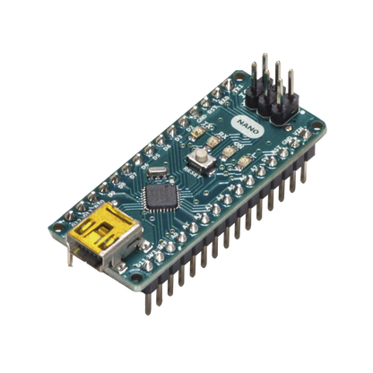 Microcontrolador Arduino Nano / ATmega328 16 MHz / 20 Digital I/O + 8 Analógico / Mini-USB / Compatible IDE Arduino / Breadboard-Friendly / Maker Projects