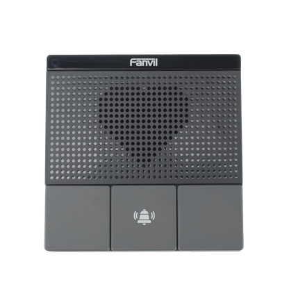 Mini Intercomunicador Wi-Fi para hotelería, hospitales, con diseño elegante, PoE, 3 botones, 1 relevador integrado de salida y entrada.